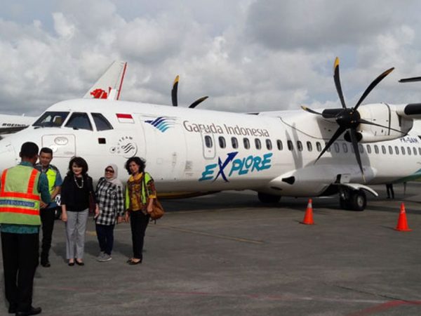 Rute Malang-Lombok dilayani dengan pesawat ATR sumber kompas.com