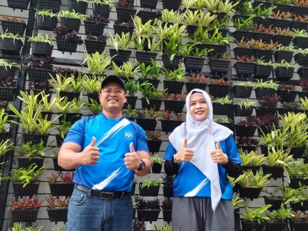 Dies Natalis ke 28, FTP UB Resmikan Vertical Garden Pertama di UB dan Perkuat Komitmen Green Campus