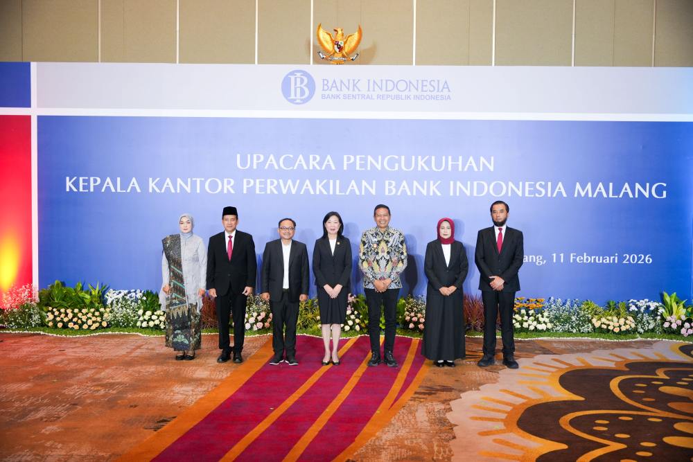 Indra Kuspriyadi Dikukuhkan sebagai Kepala Perwakilan Bank Indonesia Malang