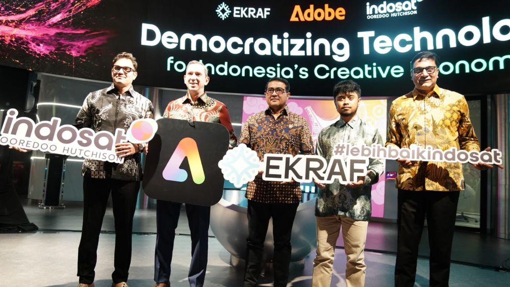 Kolaborasi Kemenekraf Indosat Adobe